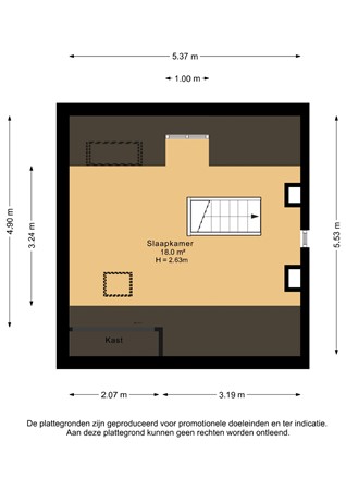 Floorplan - Ottergracht 22, 3064 LN Rotterdam